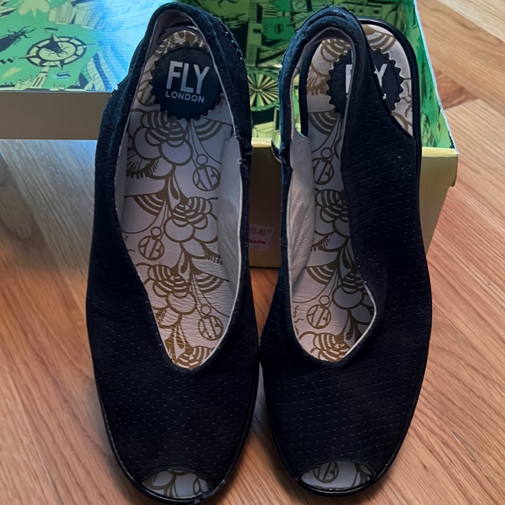 Fly London black shoes